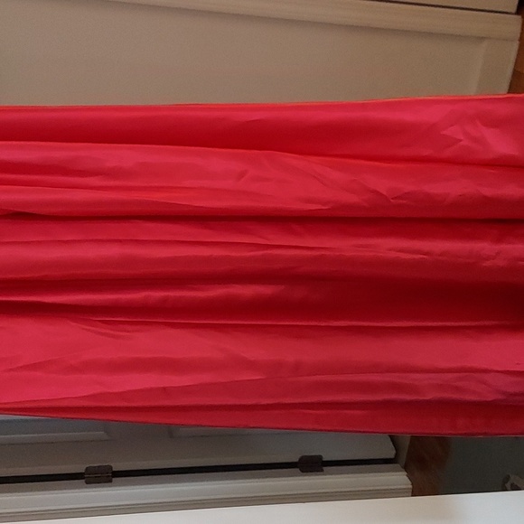 Vintage 80s/90s Prom dress. LIKE NEW red size 9 - Picture 4 of 16